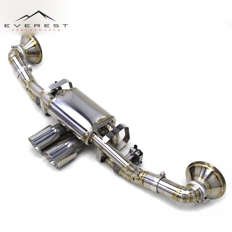 Performance Catback Muffler for Porsche 911 992 GT3 4.0 2017-2024 Car Titanium Pipe Tuning Valvetronic Exhaust System