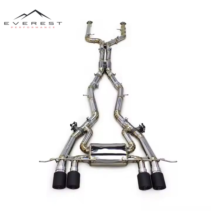Titanium Catback for BMW M3/M4 G80/G82 3.0T 2021-2024 2.75inch Equal Length Dual Midpipe