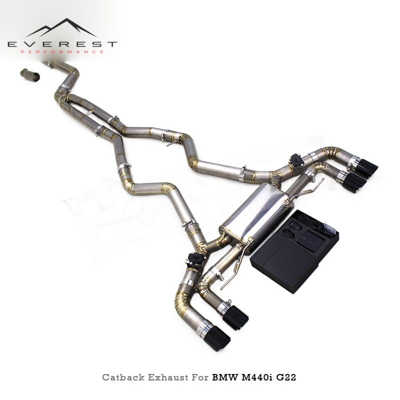 Titanium Exhaust Pipe System for BMW M340 M340I G20 M440/M440i G22 3.0T 2019-2024 Valvetronic Exhaust System with Remote Control