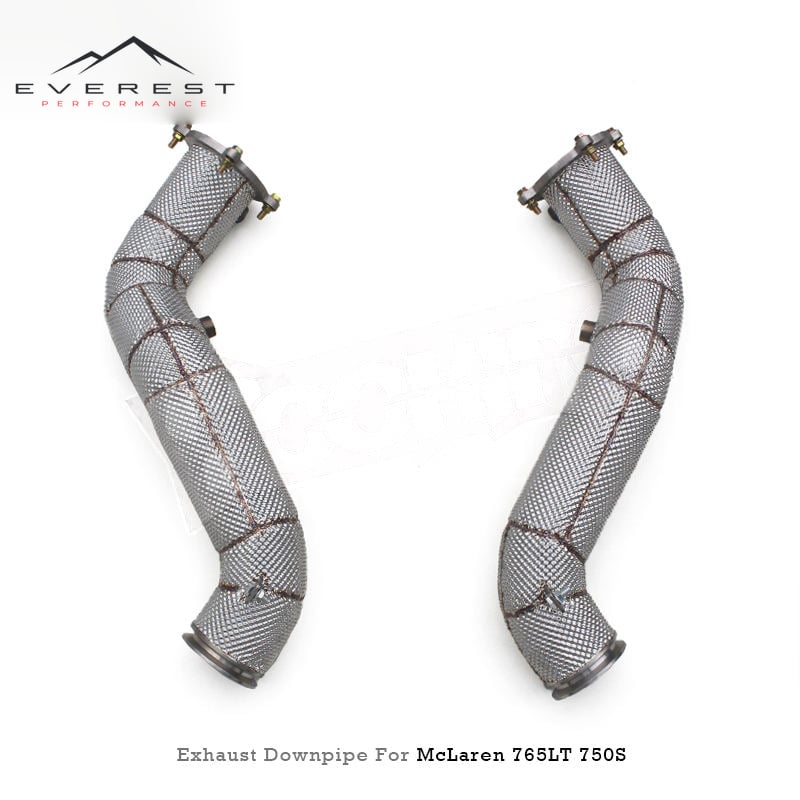 Race Complete Set Sport Exhaust for Mclaren 765LT Coupe/Spider 4.0T 2020+ Stainless Steel Center Quad Exhaust Conversion Kit