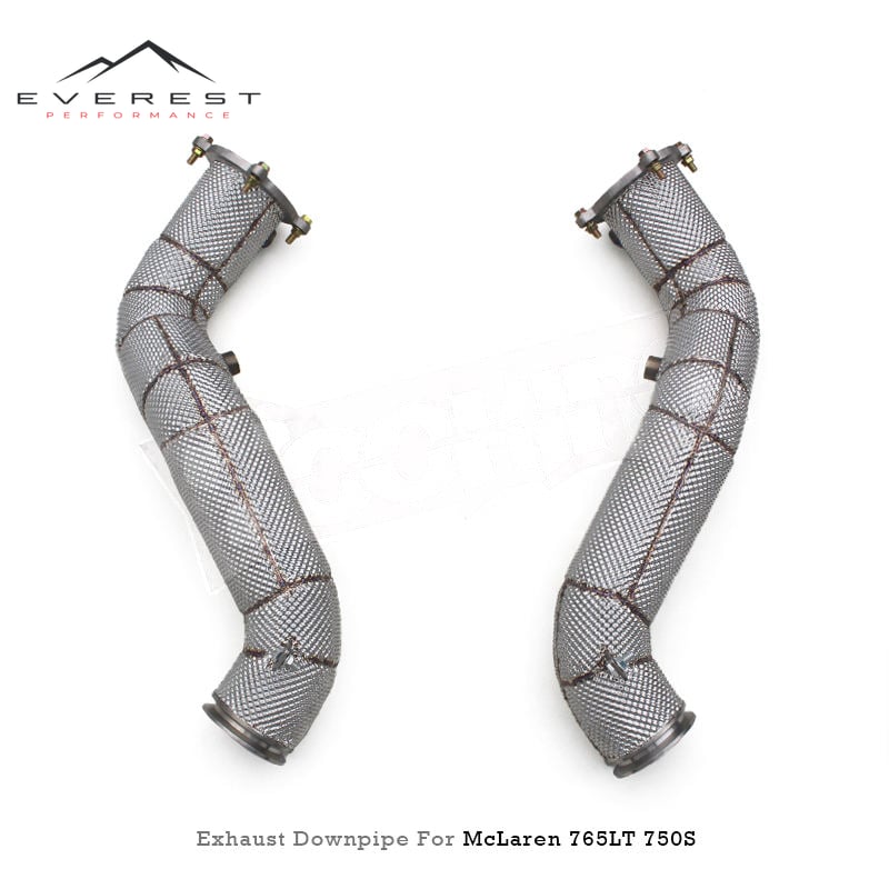 Race Complete Set Sport Exhaust for Mclaren 765LT Coupe/Spider 4.0T 2020+ Stainless Steel Center Quad Exhaust Conversion Kit