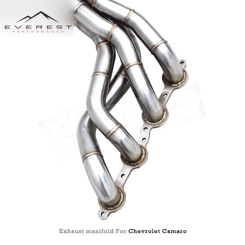 Stainless Steel Equal Length Manifold Header Exhaust Pipes for Chevrolet Camaro ZL1 V8 6.2L 2010-2015 Tuning