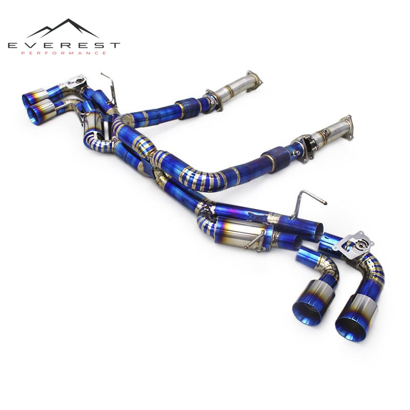 Titanium Valved Sport Exhaust System for Chevrolet Corvette C8 corvette stingray Z51 2019-2023 Valve Catback Exhaust Pipe