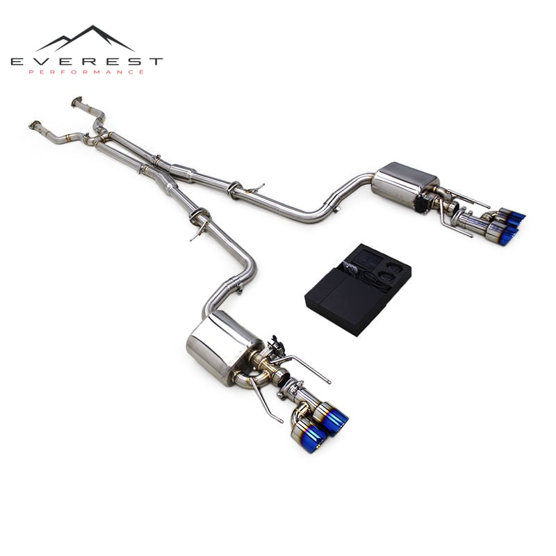 Exhaust Pipe System for Lexus LS460/LS460L 4.6L 2006-2012 Stainless Steel Catback Exhaust Pipes Muffler with Valve