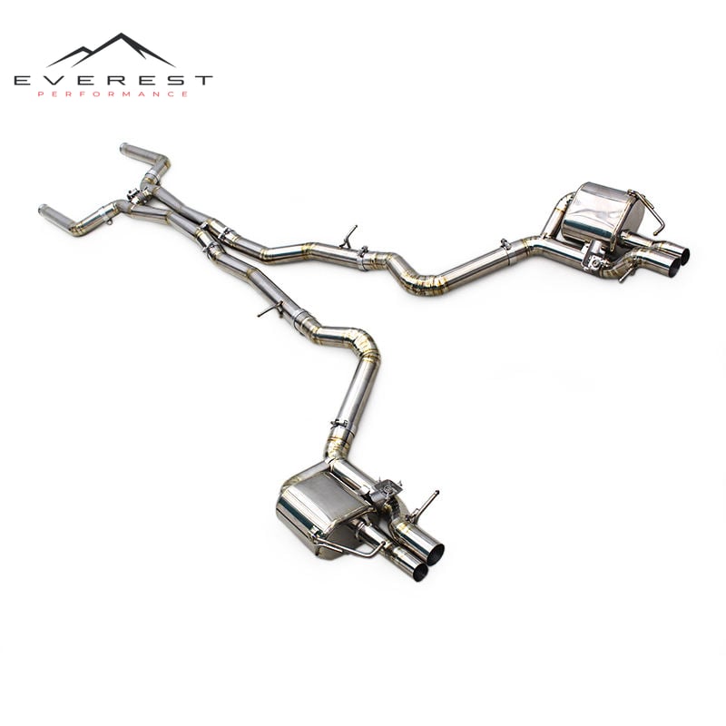 Catback Muffler for Mercedes-Benz E63/E63S AMG W213 4.0TT 2016-2023 Titanium Exhaust System Valve