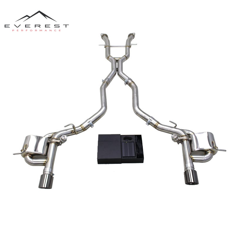 Race Active Sound Exhaust Muffler System Tail Throat Tips Exhaust Catback for JEEP Grand Cherokee 2011-2020