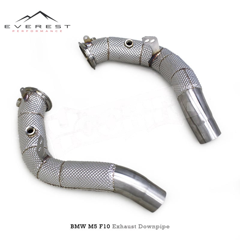Exhaust Downpipe for BMW M5/M6 F06/F10/F18 2012-2016 Stainless Steel Exhaust Pipe with Heat Shield Exhaust Header System