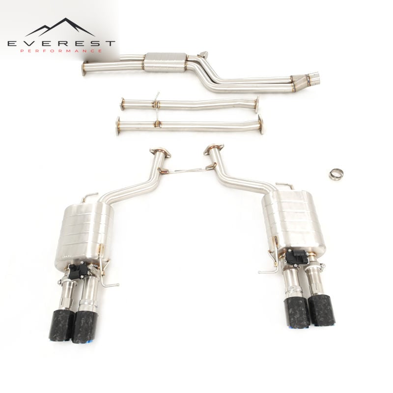 High Performance 304 Stainless Steel Exhaust Pipes Catback Exhaust for BMW 535 F10/F18 3.0T 2010-2017 Exhaust Muffler