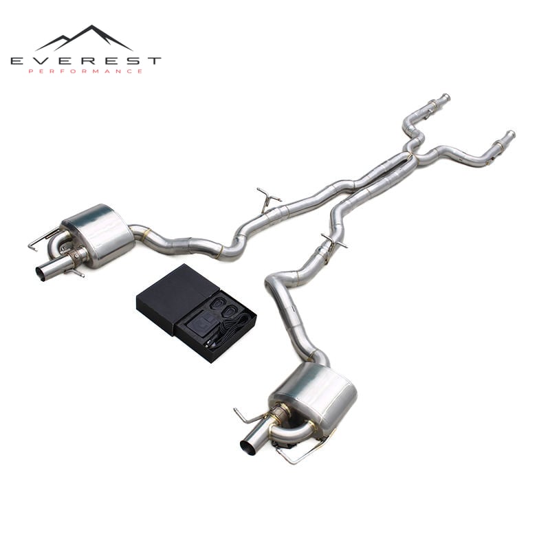 Custom Valvetronic Exhaust System for Mercedes-Benz AMG C43 W205 3.0T 2020-2024 Sport Car Stainless Steel X-pipe Catback Muffler