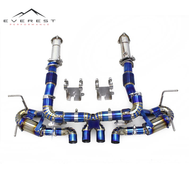 Catback Header Downpipe for Chevrolet Corvette C8 Z06 2019-2025 Titanium Valvetronic Muffler Pipe Car Sound Exhaust Pipe