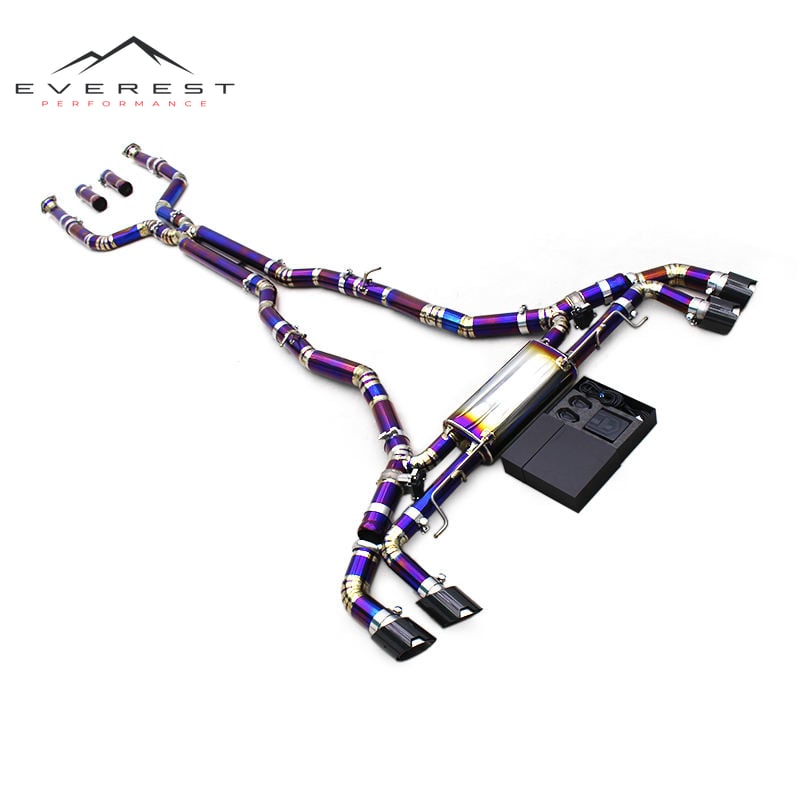 Titanium Exhaust Pipe System for BMW X5M/X6M F95/F96/LCI 4.4TT 2020-2024 Exhaust Pipes Valvetronic Muffler