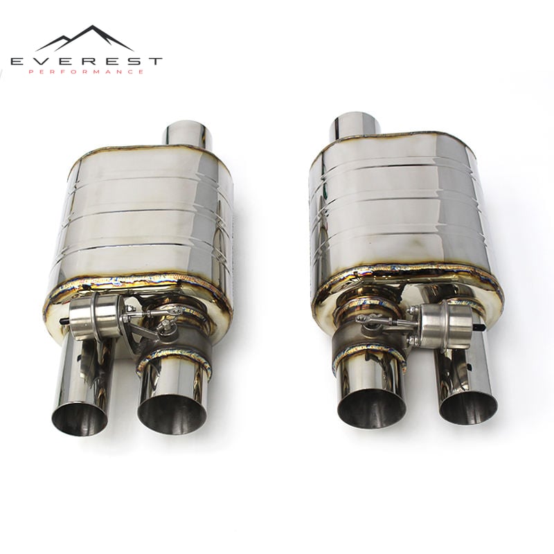 Racing Car Exhaust System for Universal Escape Stainless Steel SS304 Exhaust Valve Control Exhaust Pipe Muffler
