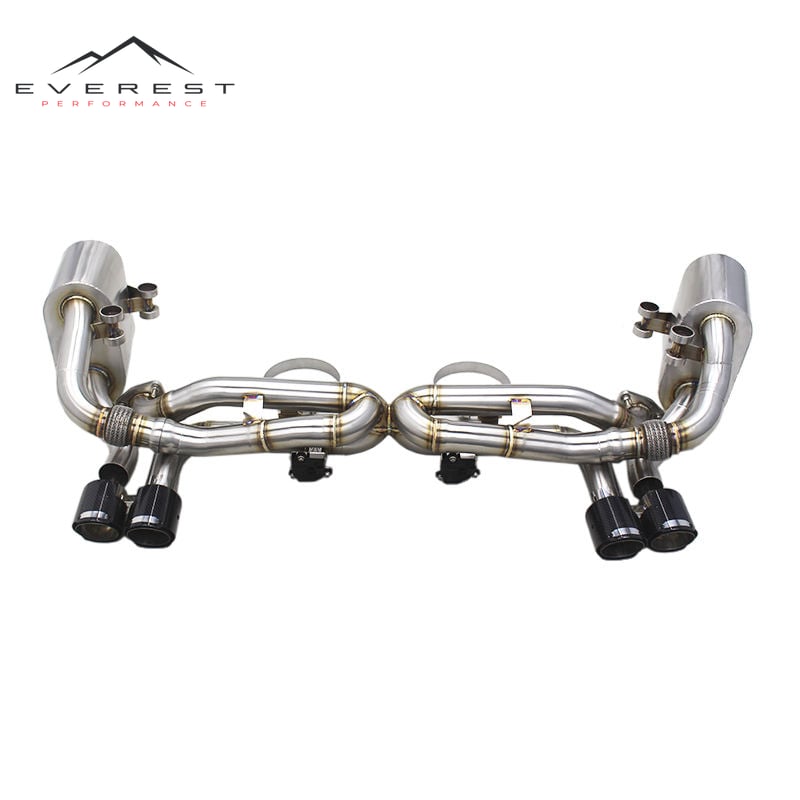 Catback Exhaust for Porsche 911 991 991.1 3.4 3.8 Carrera 2011+ Stainless Steel Pipes Muffler Valve With Remote