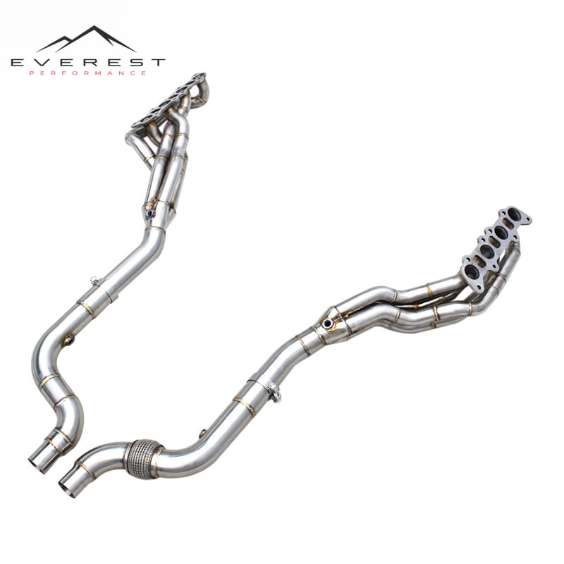 Auto Stainless Steel Exhaust Pipes System for Ford Mustang 5.0L 2015-2024 High Flow Equal Length 4 to 1 Exhaust Header Manifold