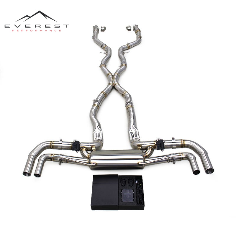 Catback Exhaust for Mercedes-Benz GLE580 4.0L 2016-2024 Racing Stainless Steel Exhaust System with Valve Control