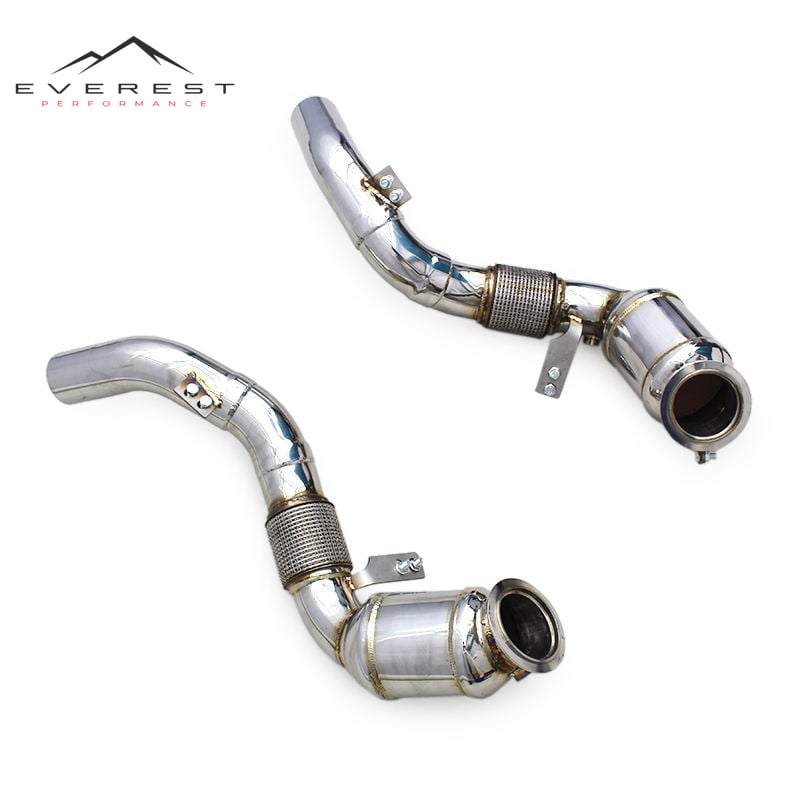 Custom Engine Turbos Catted Downpipe for BMW 650/650i F06/F12/F13 4.0T 2011-2017 Performance High Flow SUS304 Exhaust System