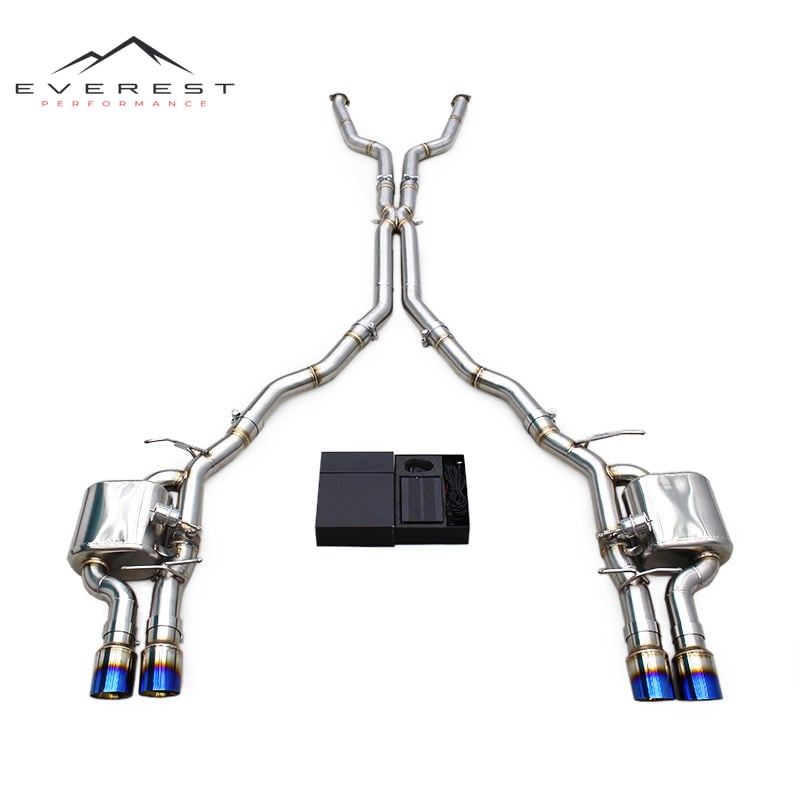 Exhaust Pipe System for BMW M6 E64 5.0L 2006-2010 Racing Stainless Steel Exhaust Pipe Muffler with Valve Control System