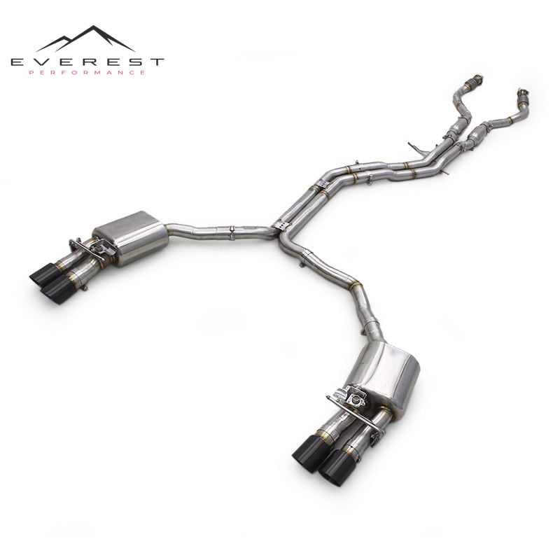 Car Exhaust Pipe for Audi S6 C7 3.0T 2012-2018 Stainless Steel Catback Exhaust Escape Car Exhaust System