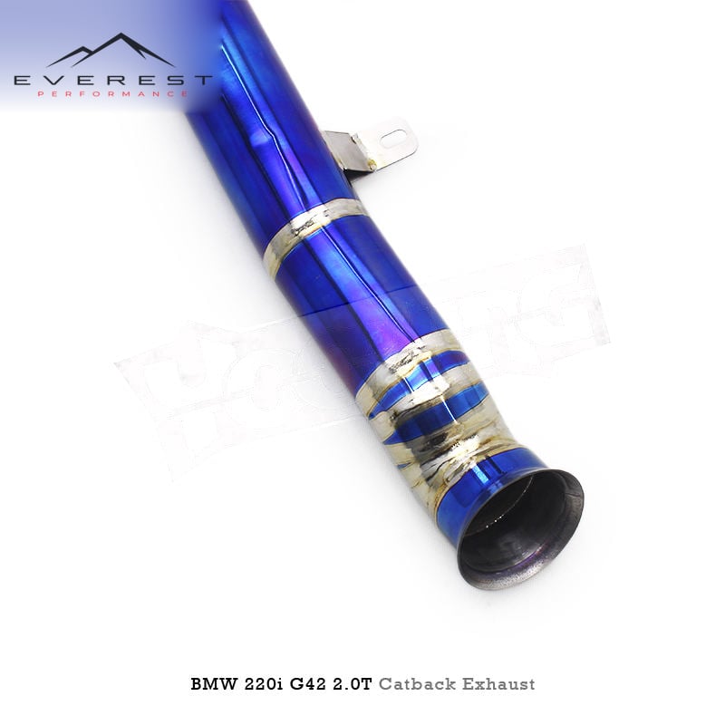 Titanium Exhaust Pipe System for BMW 220/220i G42 2.0T B48 2022 Escape Muffler Catback Exhaust Systems