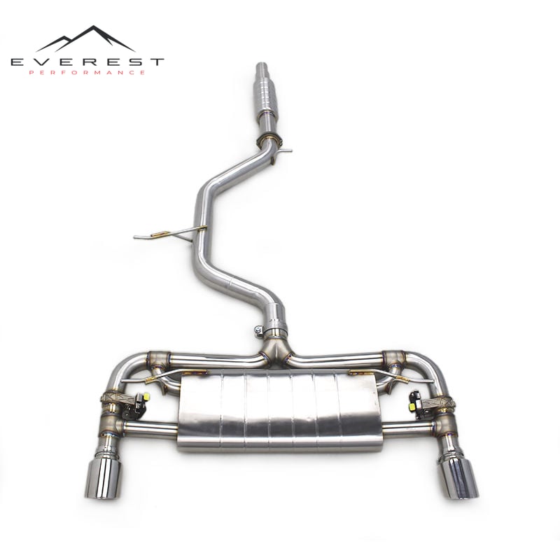 Auto Exhaust System for VW GOLF 7/MK7/GTI 2.0T 2014-2020 Catback Muffler Electronic Valve Stainless Steel Pipes