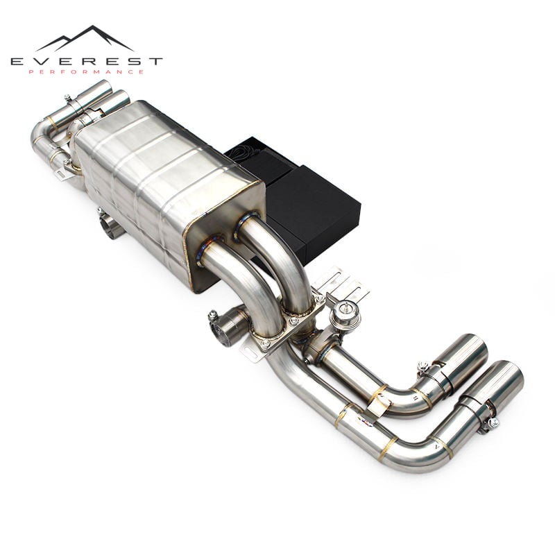 SS304L Exhaust Pipe System for Ferrari 360/F360 3.6L Modena/Spider 2003-2005 Vacuum Valves Catback Exhaust Muffler