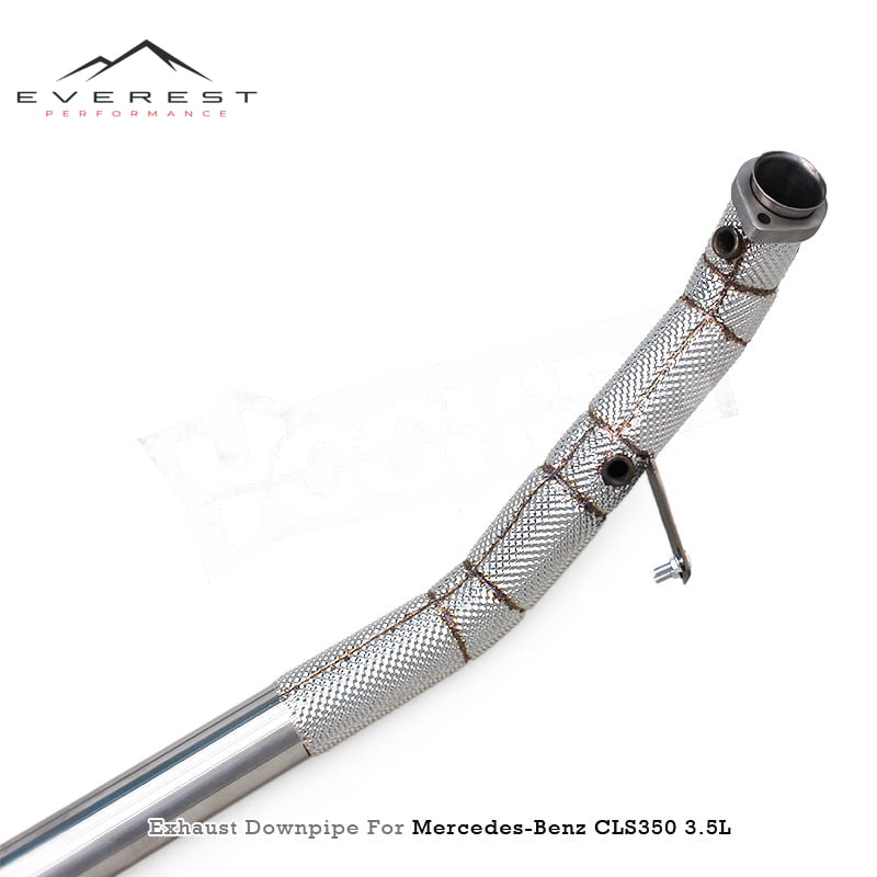 Direct Header Exhaust System for Mercedes-Benz CLS350 3.5L 2005-2015 Free Flow Stainless Steel Downspout