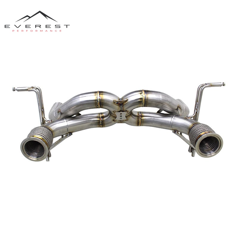 SS304 Exhaust Pipe System for Lamborghini Huracan EVO 5.2L 2019-2024 Straight-through Racing Exhaust Pipes Lightweight
