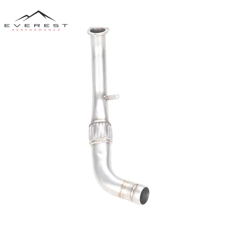 Stainless Steel Exhaust Pipes for Porsche Panamera 971 3.0T 2017-2018 Heat Shield Downpipe With Front Tube