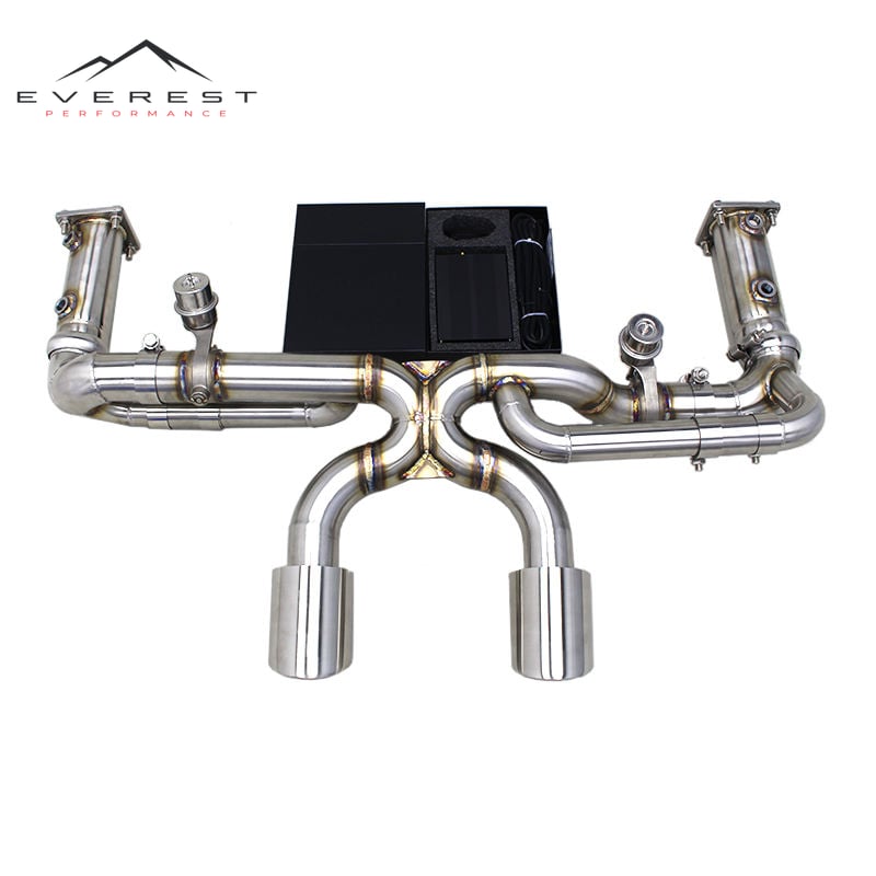 Custom Sport Car Exhaust System for Porsche 911 991/991.2 Carrera 3.0T 2016-2018 Upgraded GT3 SUS304 Valved Catback Muffler