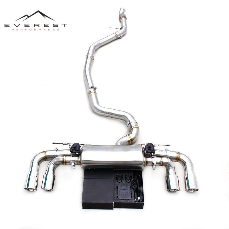 Stainless Steel Catback Exhaust for BMW M235i 3.0T 2014-2016 Valvetronic Control Exhaust Muffler System with Controller