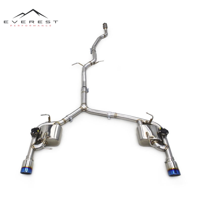 Performance Stainless Steel Catback Exhaust Pipe for Audi A4 A5 B8 B9 2.0T 2013-2016