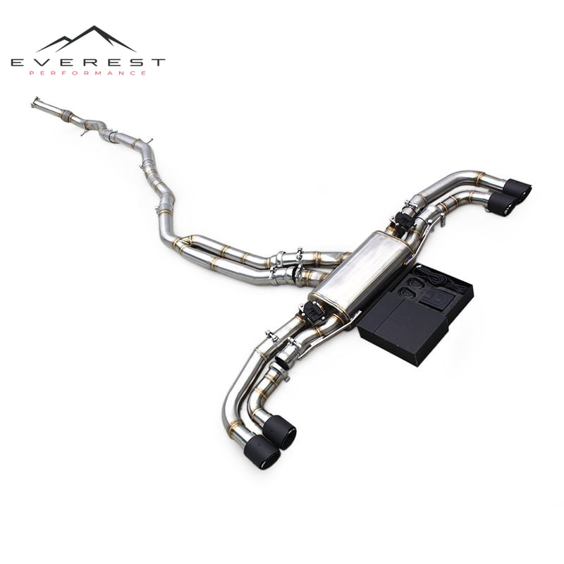 Custom Valvetronic Exhaust System for Audi Q8 2.0T/3.0T 2019-2024 Stainless Steel Pipes Valved Sport Catback Muffler