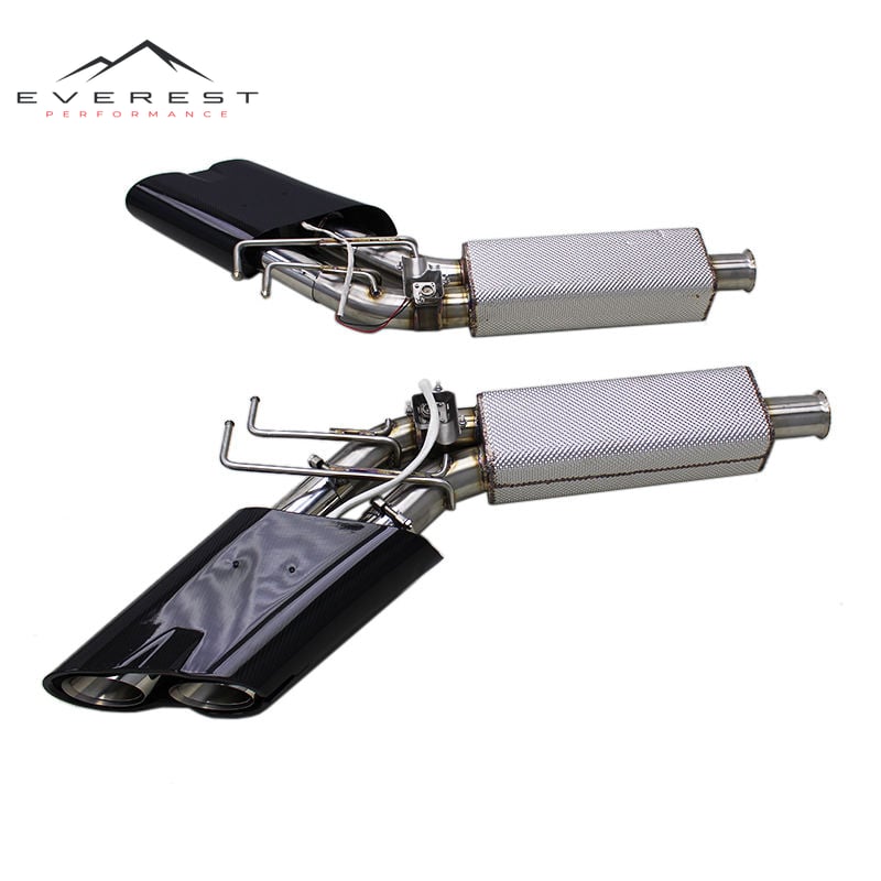 Heat Shield Muffler for Mercedes-Benz G500/G550 W463A/W464 SUS304 Stainless Steel Catback Valvetronic Exhaust System