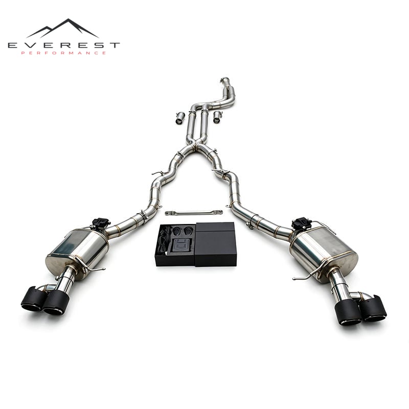 SS304L Exhaust Pipe System for BMW 528GT/535i/535GT F10/F18 3.0T N54/N55 2011-2017 Racing X Pipe Valvetronic Catback Exhaust