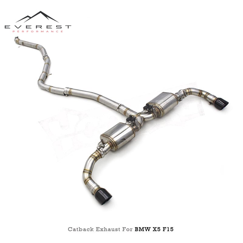 Racing Performance Valvetronic Exhaust Catback System for BMW X5 F15 2014-2018 Stainless Steel 1.5mm Tuning Exhaust Pipe Muffler