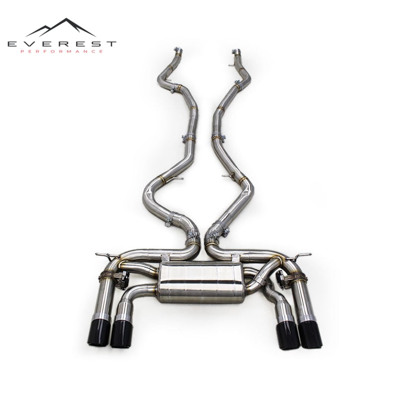 Stainless Steel 304 Valvetronic Exhaust Systems with Remote Control Kits for BMW X5M/X6M E70/E71 4.4TT 2010-2014