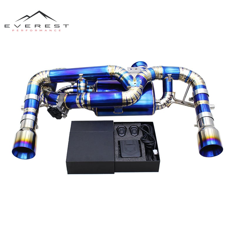 High Performance Superfast Car Valved Exhaust for Lotus EMIRA 2.0T 2021-2022 Titanium Lightweight Rear Muffler Section