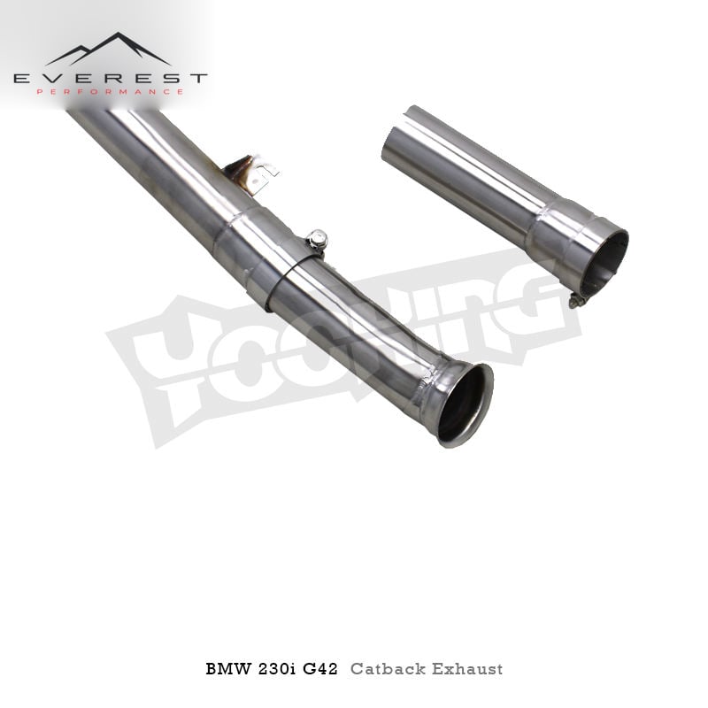 SS304L Exhaust Pipe System for BMW 230/230i 2.0L G42 B48 2023-2025 Valvetronic Muffler Rebound Catback System