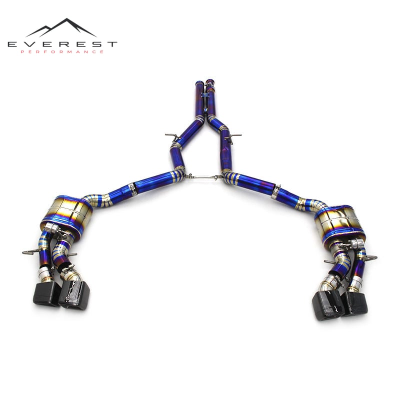 Car Exhaust Catback for Mercedes-Benz CLS63 AMG 2007-2017 Titanium Pipe Exhaust High Performance Car Exhaust System