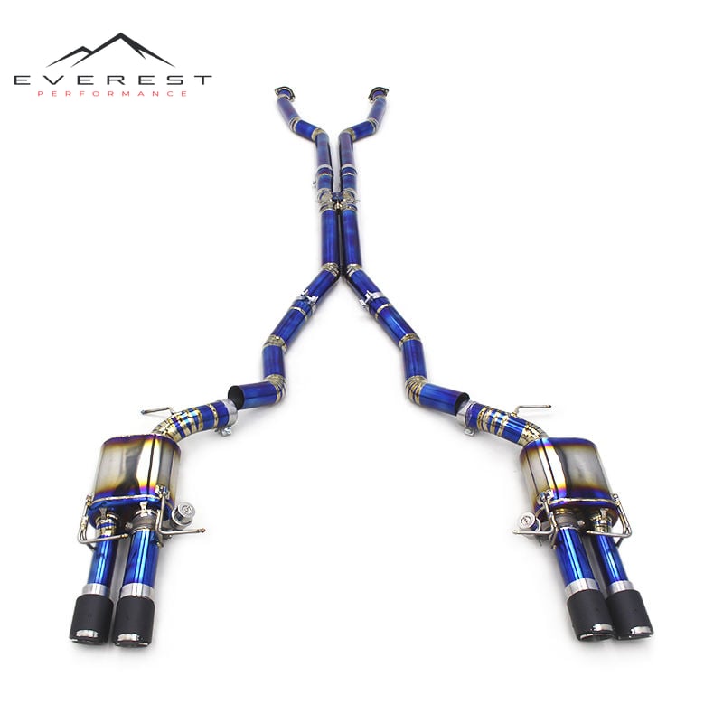 Custom Catback Exhaust for BMW M5 E60 V10 5.0 2003-2010 Valvetronic Tuning Titanium Pipe Muffler Exhaust System Escape