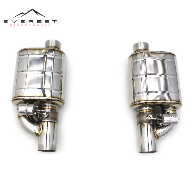 304L 2.5inch 3inch Universal Muffler Exhaust Cutout for All Car Model Universal Escape Muffler High Performance Exhaust
