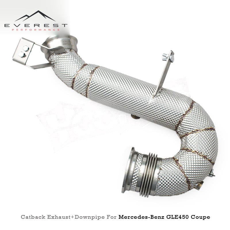 SS304L Exhaust Pipe System for Mercedes-Benz GLE450 Coupe W167 3.0T 2020-2024 High Quality Racing Valve System