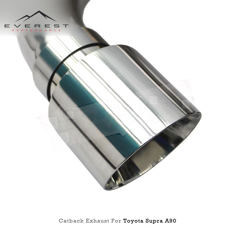 Racing Valvetronic Catback Exhaust Pipes for Supra GR A90/A91MK4/MK5 3.0T 2020-2023 SS304 With Valved Muffler Exhaust Pipes
