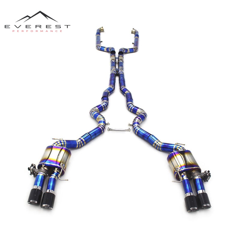 Custom Catback Exhaust for BMW M5 F10 F15 4.4TT 2012-2016 Performance Titanium Pipe Muffler Valvetronic Exhaust System