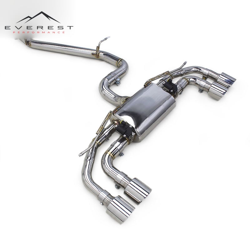 Catback Exhaust for VW GOLF 7 MK7R 7R 2.0T 2014-2020 Escape 304 Stainless Steel Pipe Valvetronic Muffler Exhaust System