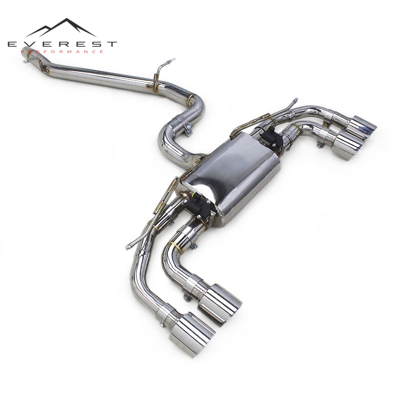 Catback Exhaust for VW GOLF 7 MK7R 7R 2.0T 2014-2020 Escape 304 Stainless Steel Pipe Valvetronic Muffler Exhaust System