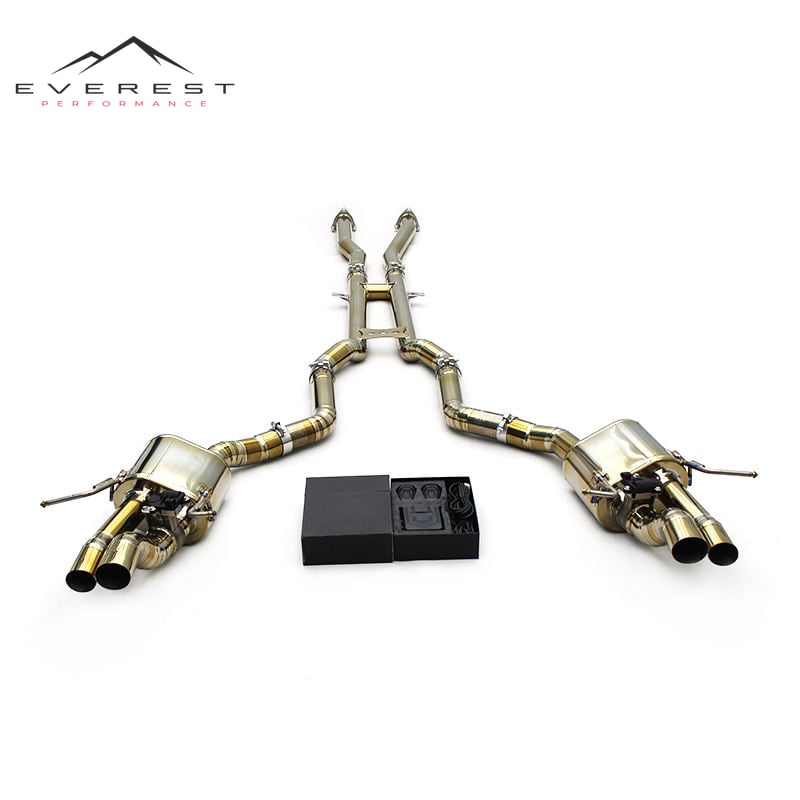 Valved Catback Exhaust for Bentley Continental Flying Spur W12 (2005-2013) - Titanium Pipes Valvetronic Exhaust System
