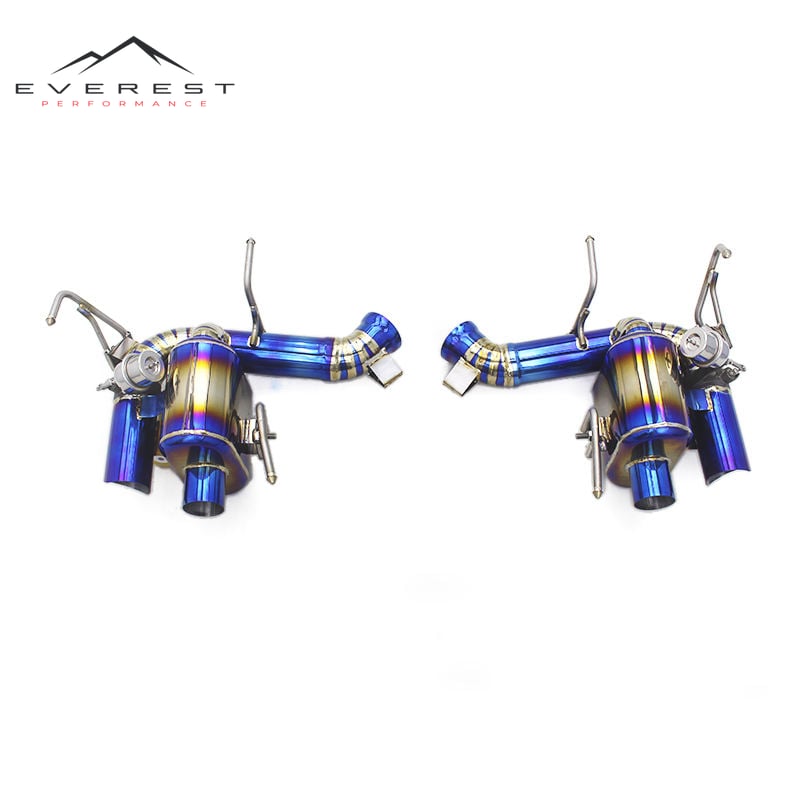 Lightweight Titanium Catback Exhaust for Ferrari 812 GTS Spider 2017-2020 Valvetronic Active Sound Control TIG Welding