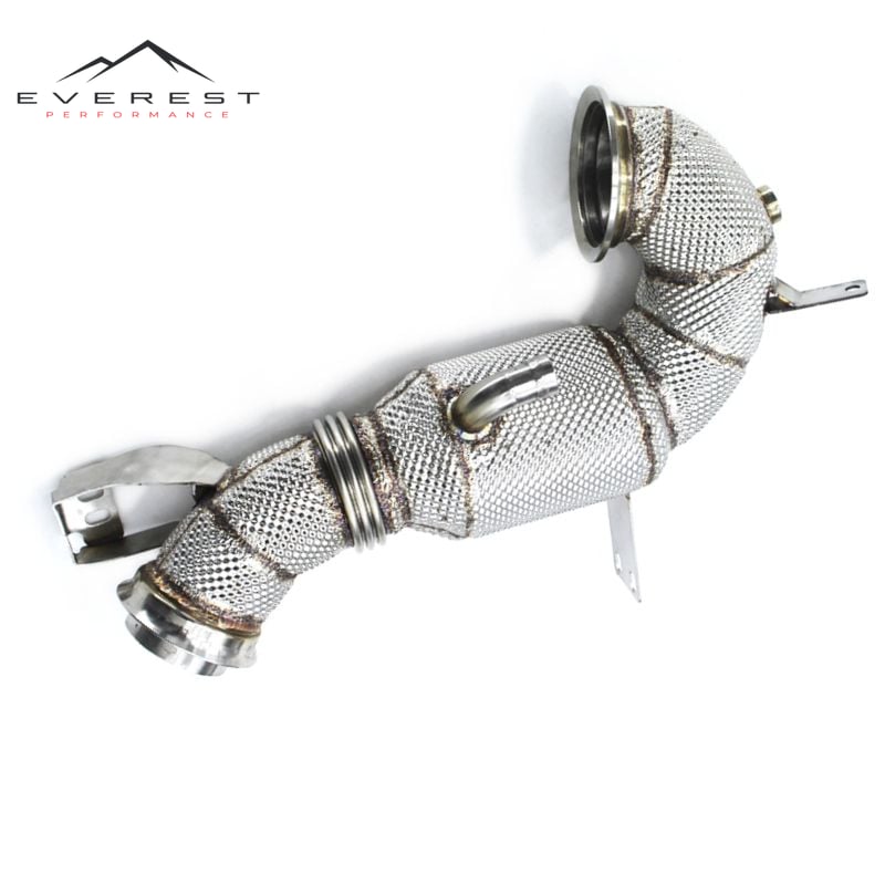 Cat Pipe for Mercedes-Benz GLE53 AMG W167 3.0T 2019-2021 Heat Shield Car Racing Exhaust Catted Downpipe