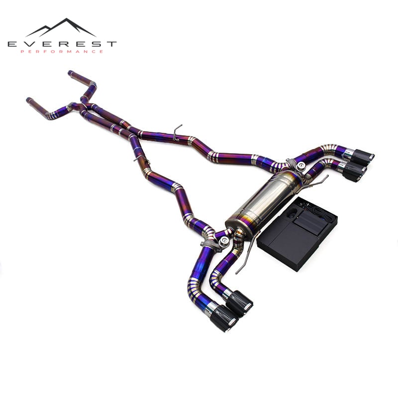 Titanium Racing Catback Exhaust System for BMW M5 F90 4.4T 2018-2023 Escape Valve Muffler Racing Car Exhaust Pipe